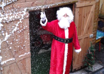 a visit from Father Christmas